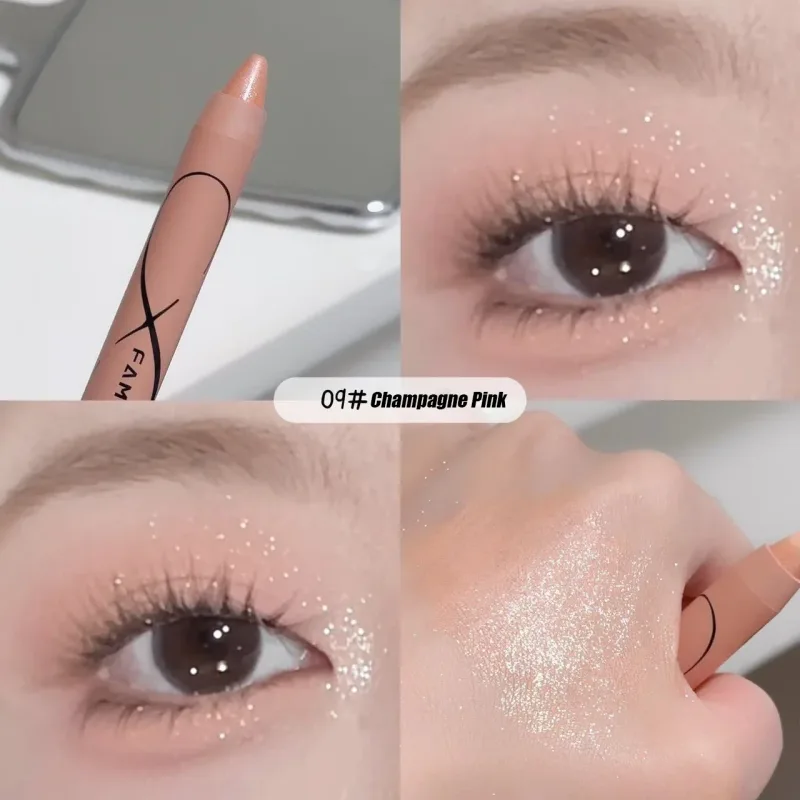 Pearl Lying Silkworm Highlighter Eye Shadow Pen Matte Glitter Eyeshadow Stick White Pearlescent Brightening Eyeliner Cosmetic — image 9
