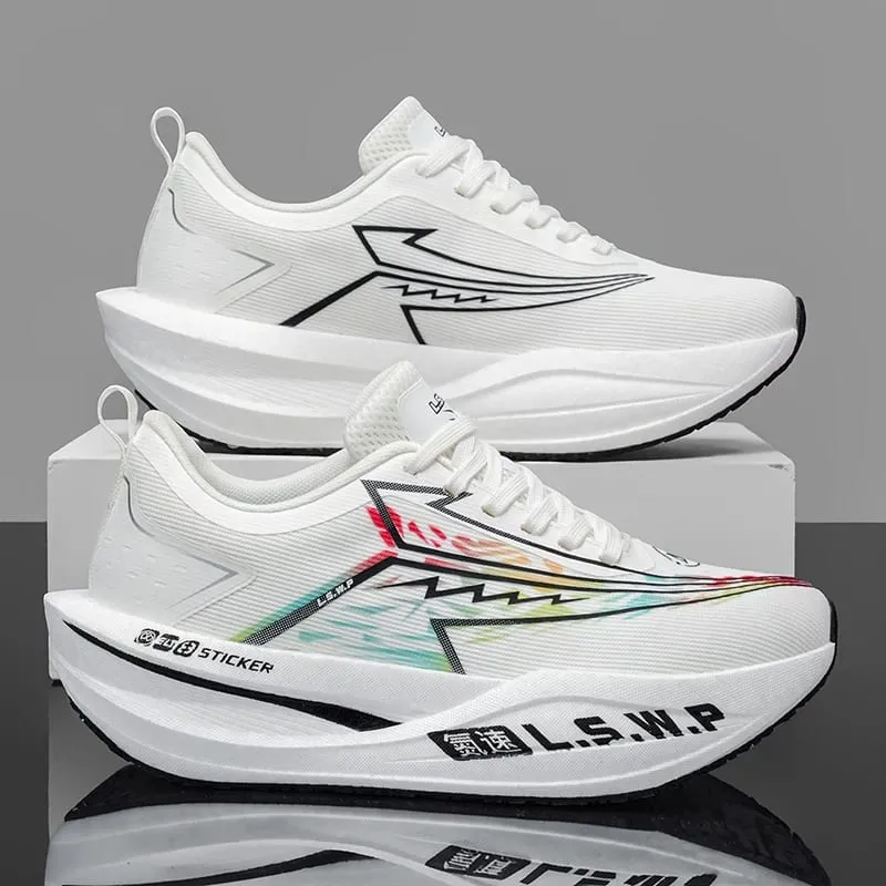 Men Casual Running Shoes Marathon Athletic Trail Sports Outdoor Carbon Plate Breathable Lightweight Comfortable Women's Sneakers — image 5