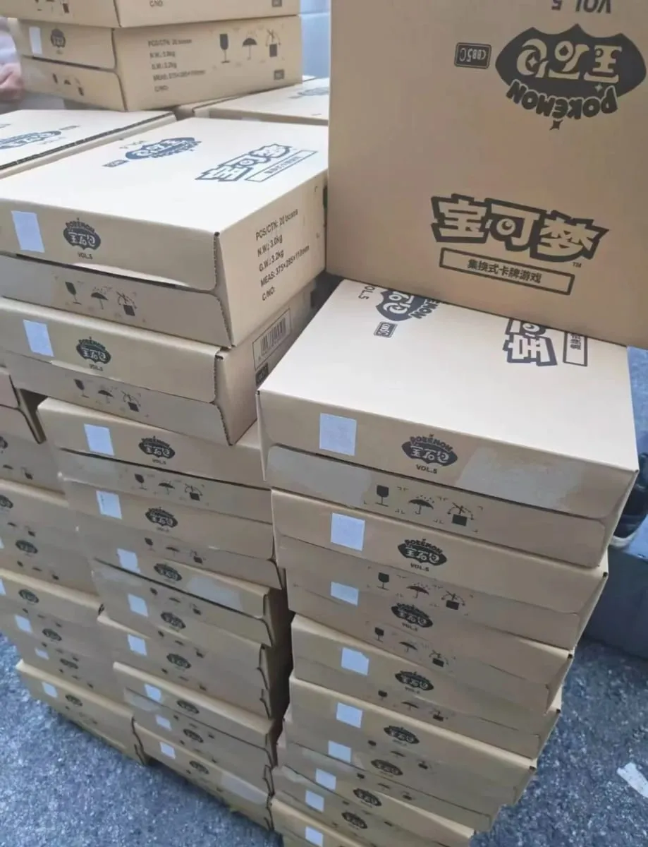במלאי 100%כרטיסי פוקימון מקוריים PTCG Gem Pack Vol 5 Simplified Chinese Tcg Vol. חבילת אבני חן 5 קלפים 4 קופסת מתנות — image 5