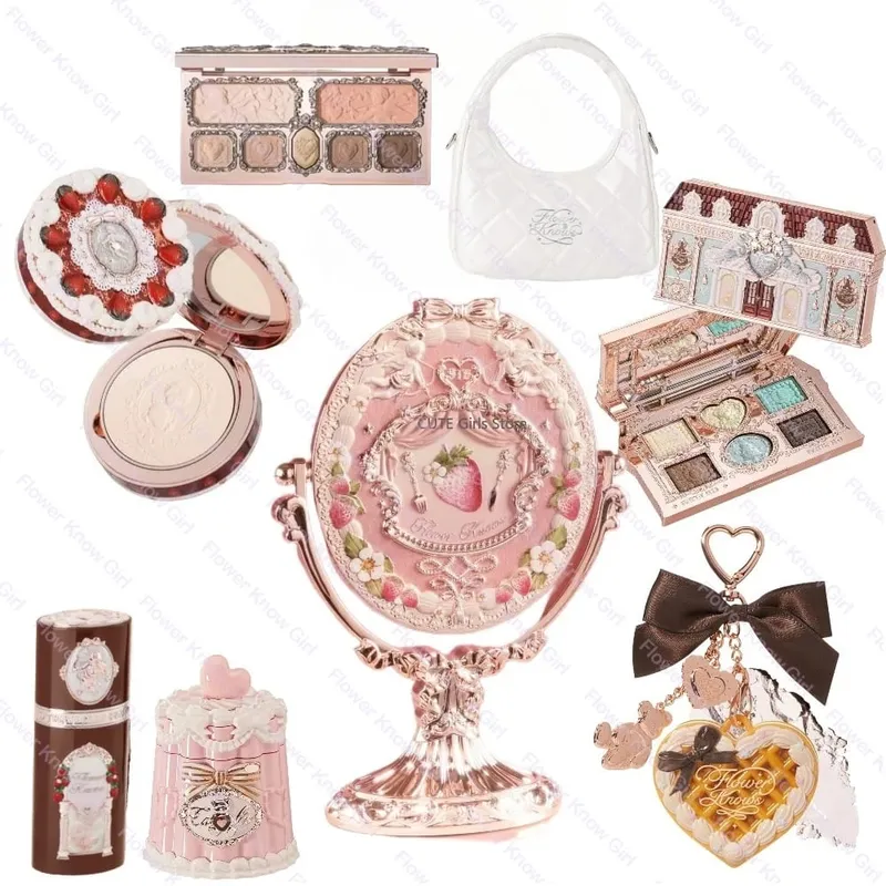 FlowerKnows ALL IN ONE แต่งหน้าชุด Full Professional Face Palette Blush Desktop Mirror อายแชโดว์ Contour Lip Cream — image 3