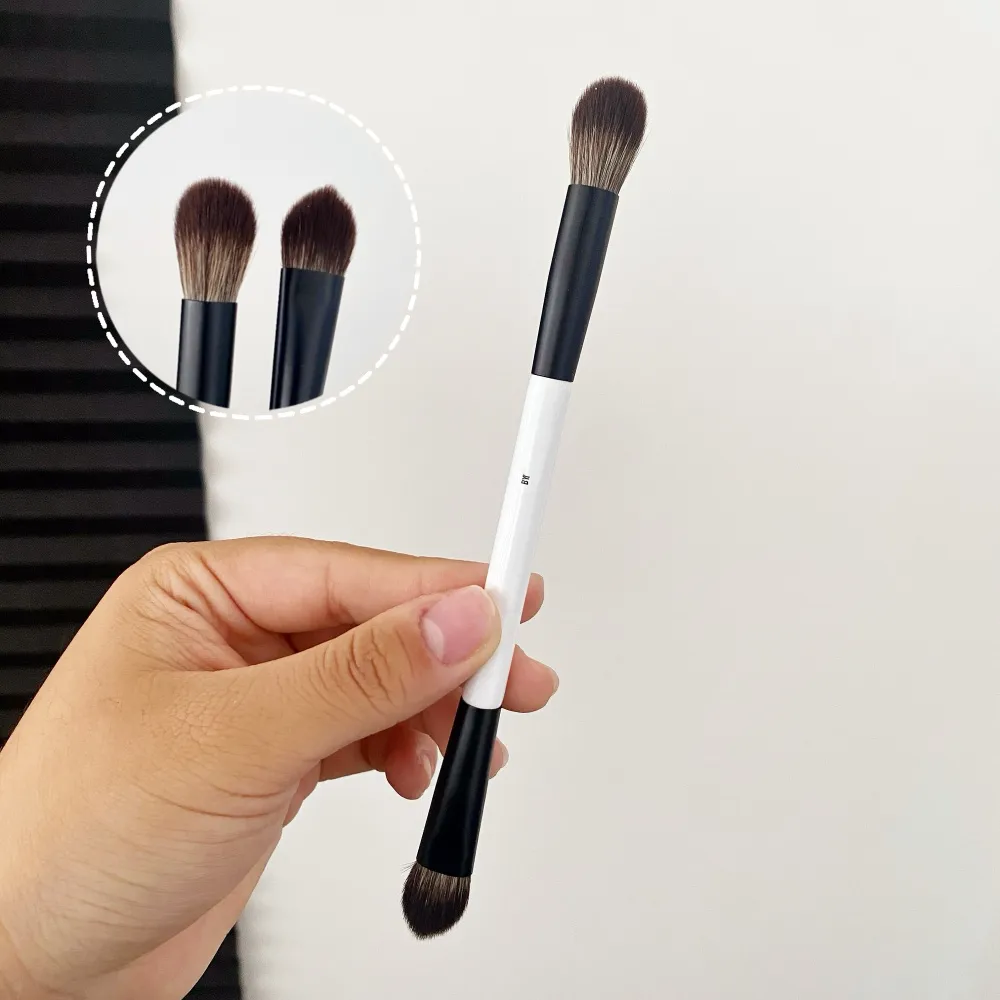 EF1 Dual-Ended Cream Powder Brush E6 Dual-Ended Eyeshadow Makeup Brush High quality Synthetic Eye Concealer Cosmetic Brushes — image 1