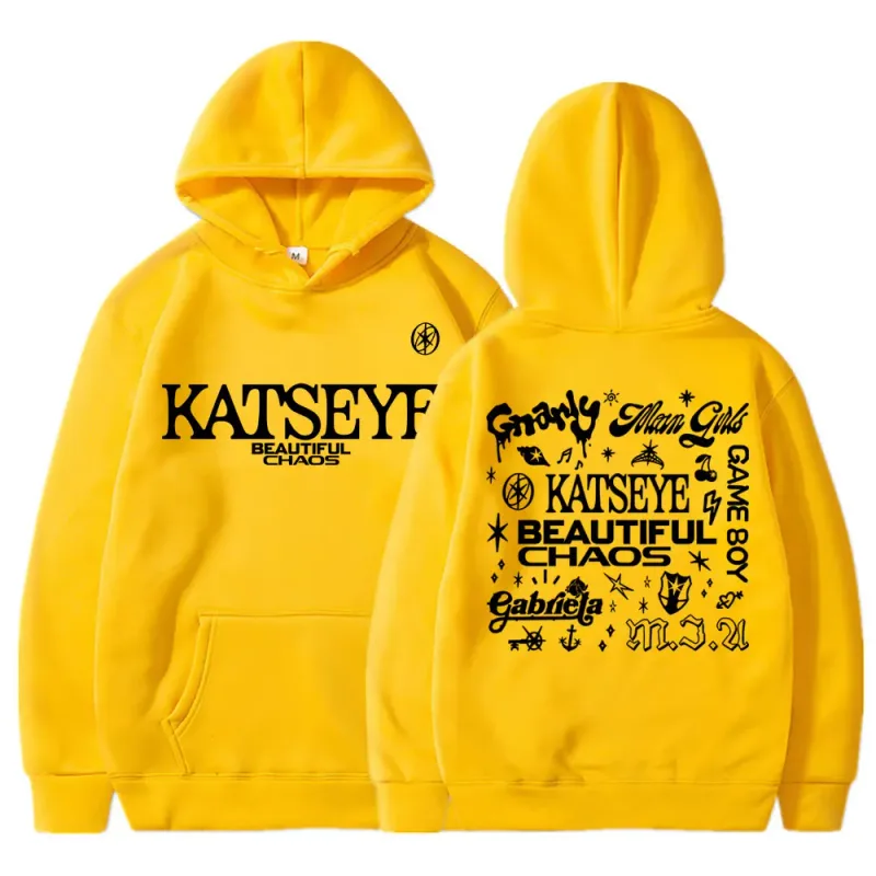 Kpop Katseye Beautiful Chaos Album Tour Hoodies Fashion Retro Harajuku Men Women Sportwear Fleece Oversized Tracksuit Streetwear — image 22