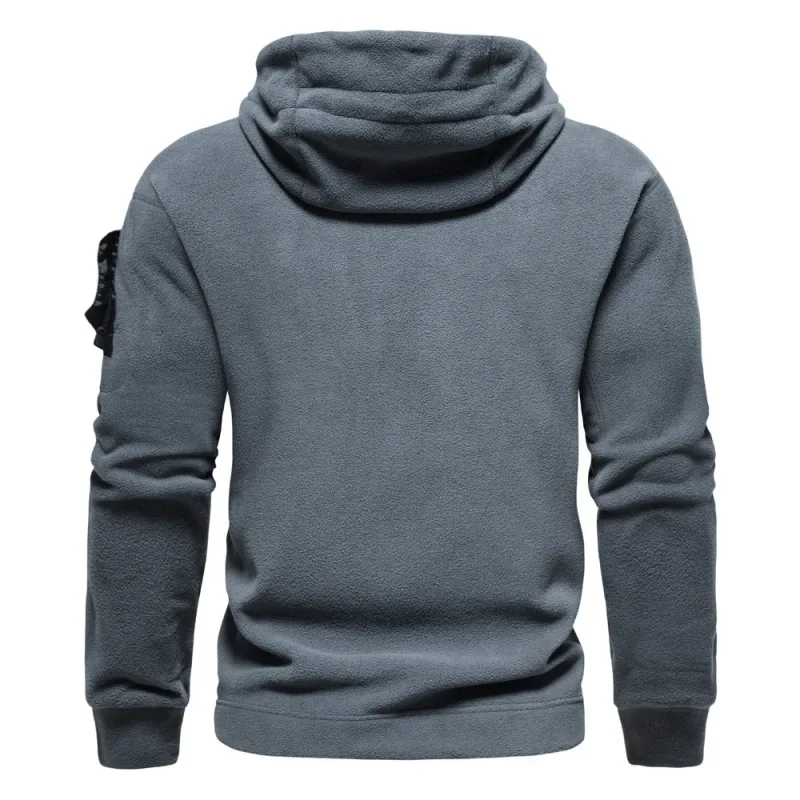 Hoodies for Man 2025 New Men's Tactical Outdoor Men's Hoodie Autumn Winter Thick Hooded Jacket Multifunctional Casual Sportswear — image 4
