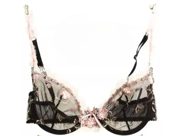Ultra-thin Steel Band Bra Lovely Plus-size Lace Lingerie Set transparent Comfortable Bra Set Soft Lightweight S-XL Daily Wear — image 8