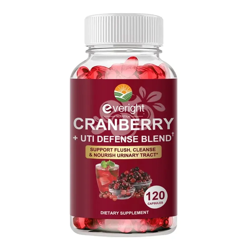 Cranberry Capsules for Women – UTI Defense Blend with Vitamin C & E – Supports Urinary Tract Bladder Kidney & Vaginal pH Healt — image 8