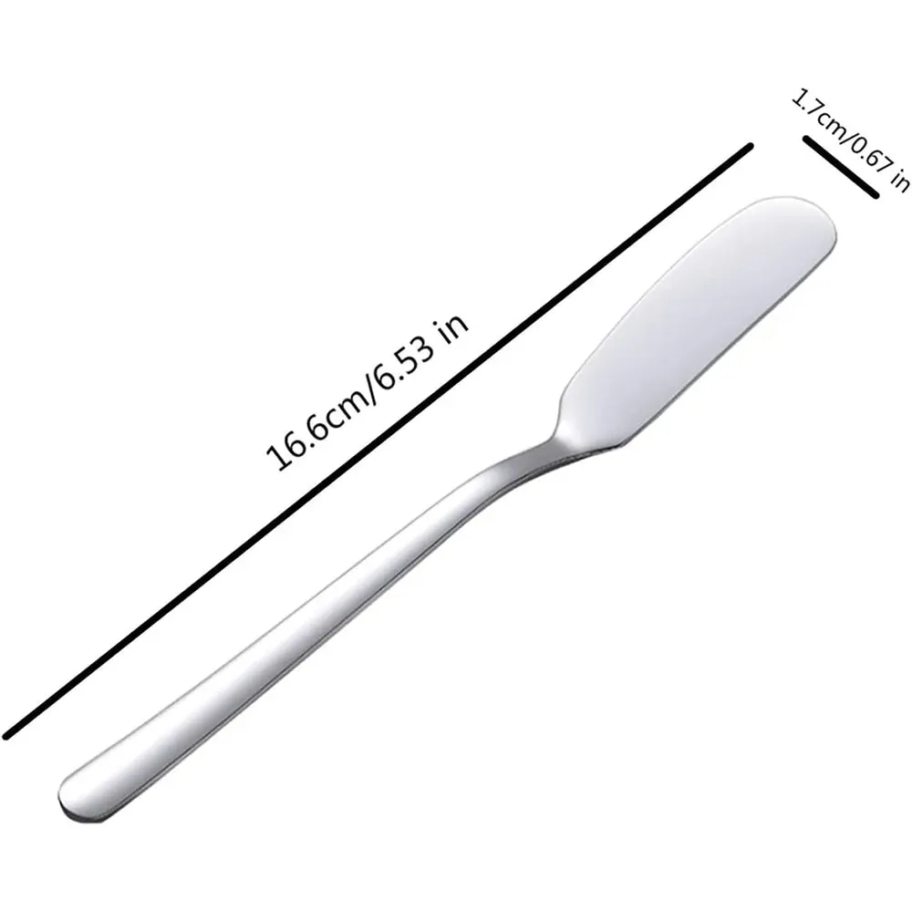 Stainless Steel Cheese Butter Spreader - Multipurpose Knife for Sandwiches Jams Bread Condiments & Appetizers Kitchen Essent