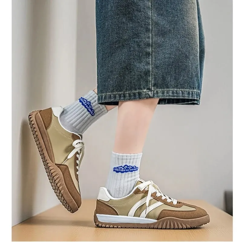 Spring New Men's Flat Shoes Outdoor Comfortable Breathable Skateboard Shoes Fashion Designer Men's Non-Slip Sneakers Zapatillas
