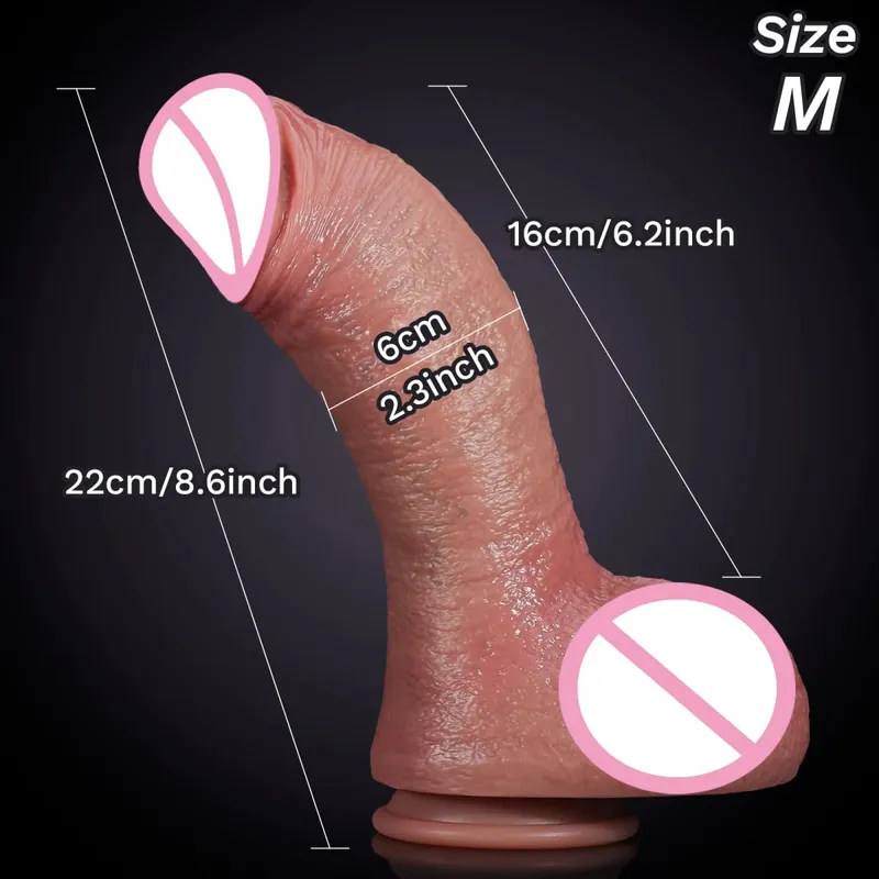 Big Realistic Silicone Dildo with Suction Cup G-Spot Anal Dildos Strapon Dick Butt Plug Masturbat Adult Sex Toys for Man Women