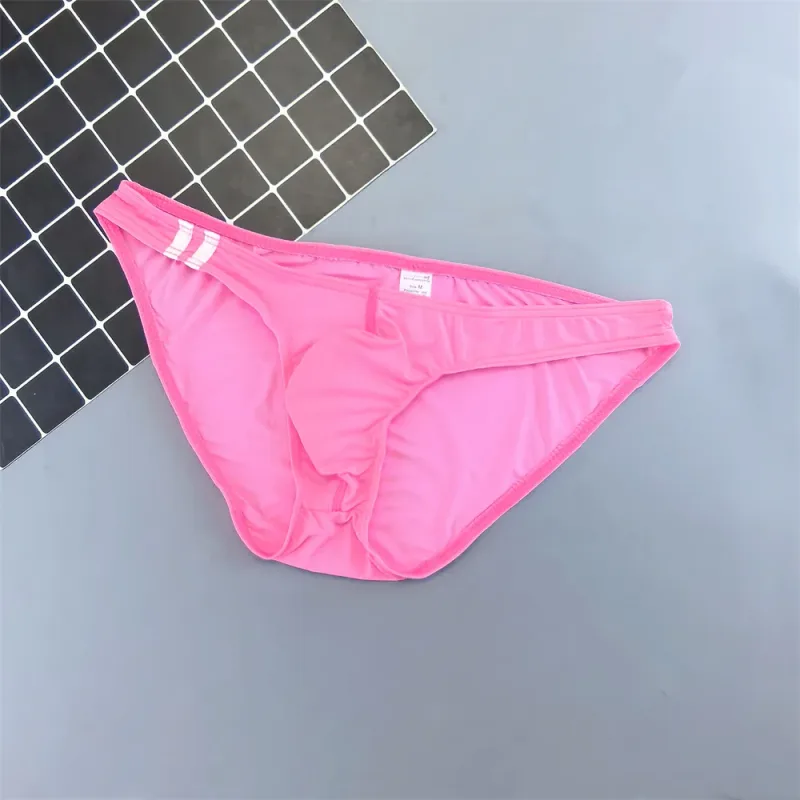Mens Sexy Ice Silk Underwear Briefs Ultra Thin Seamless Panties Quick Dry Breathable Lingerie Male Comfortable Plus Size Panty — image 12