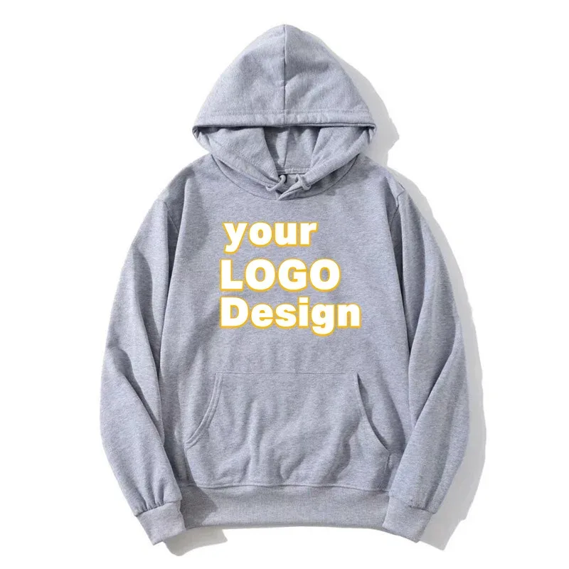Niestandardowe bluzy z kapturem Tekst DIY Logo Obraz Drukuj Wysokiej jakości bluza z kapturem Dostosowana sportowa bluza na co dzień Spersonalizowany prezent na Boże Narodzenie — image 6