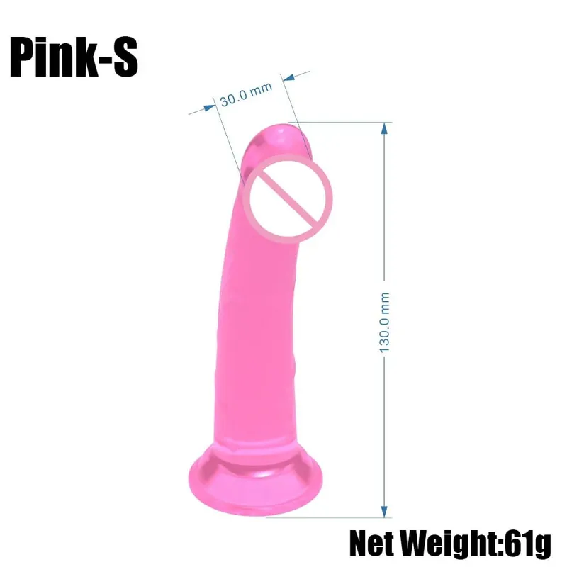 Realistic Purple Anal Dildo Butt Plug with Strong Suction Cup Base Jelly Sex Toy in Multiple Sizes for Hands Free Anal Play for — image 15