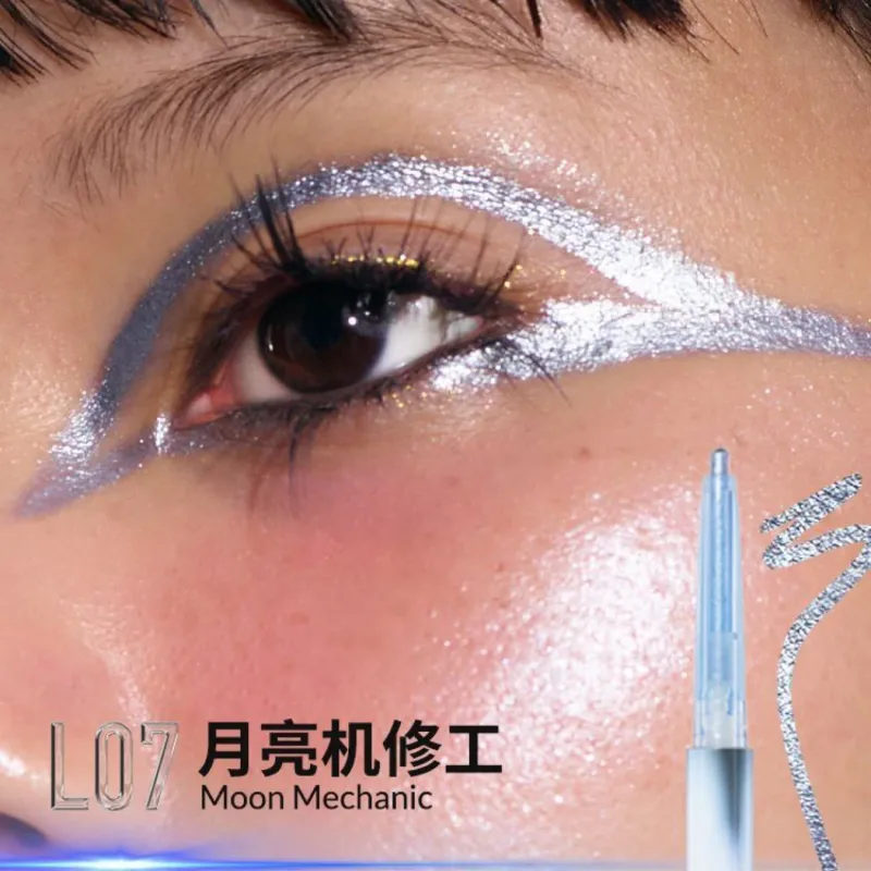 Kaleidos Eyeliner Gel Pencil Waterproof Chameleon Colour Long Wear Glitter Metallic Eye Shadows Pen Eye Liner Stamp Makeup — image 15