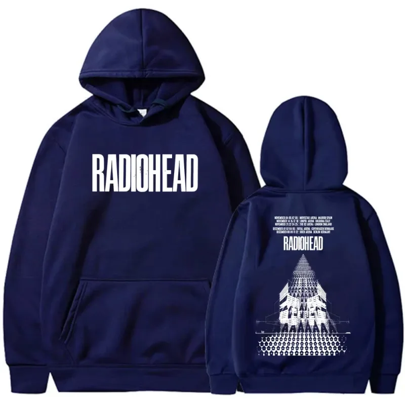 Rock Band Radiohead Return To The Road European Tour Fans Gift Hoodies Men's Women Clothing Fashion Oversized Hooded Sweatshirts — image 3