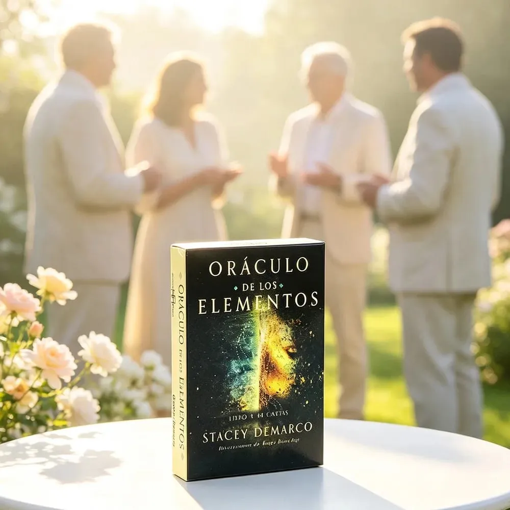 Oráculo De Los Elementos Oracle Cards 44-Card Deck Spanish Version Elemental Spiritual Guidance Divination Board Games — image 5