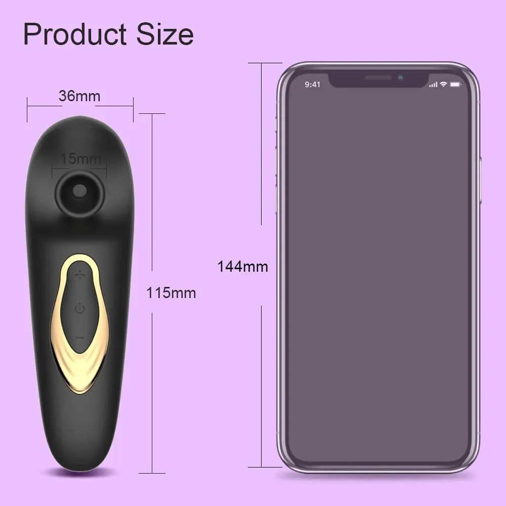 Clit Sucker Vibrator Vacuum Sucking Vibrating Clitoris Nipples Stimulator Female Masturbator Adult Goods Sex Toy for Women — image 4
