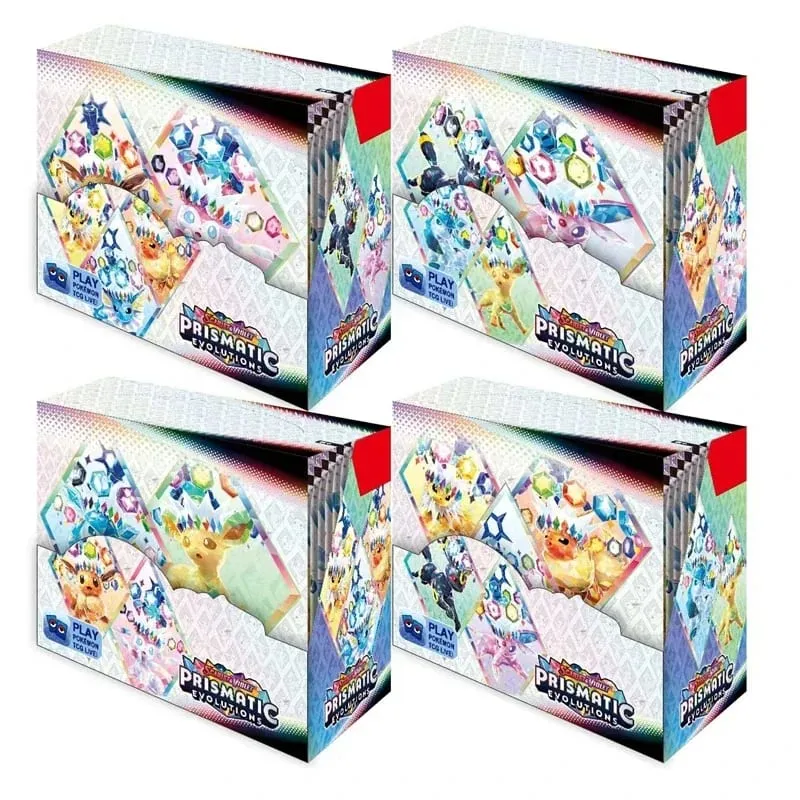 Pokémon PRISMATIC EVOLUTIONS SURGING SPARKS SCARLET & VIOLE 151 Booster Display Box Pokémon Booster Cards Cartas de jogar