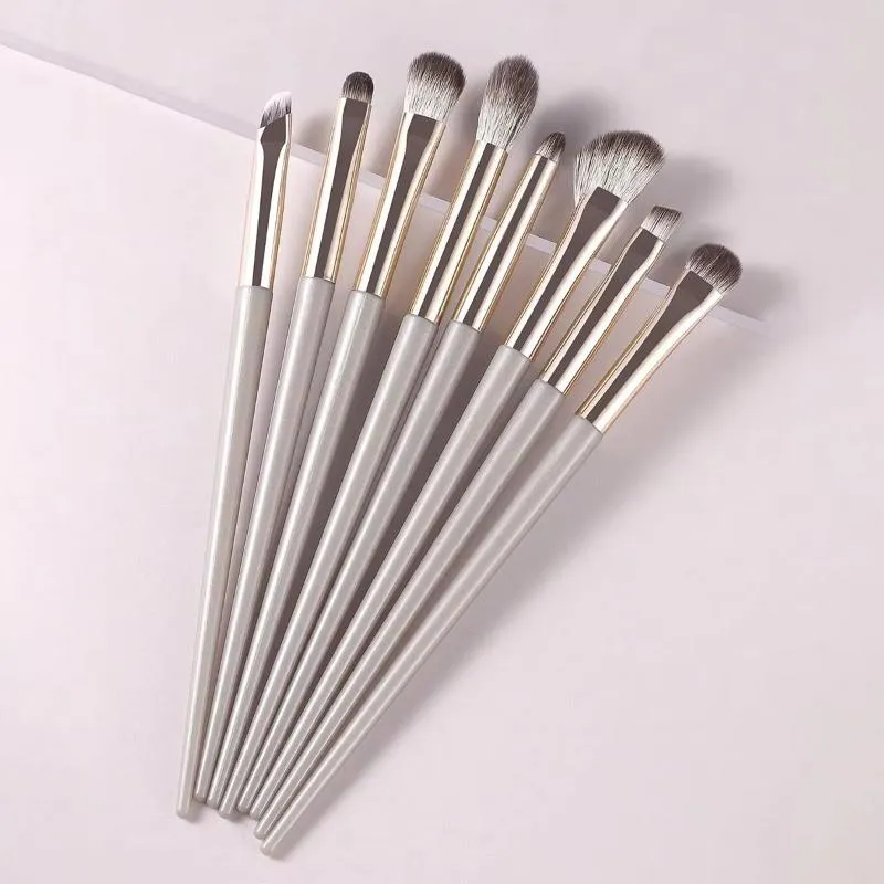 8pcs Eye Makeup Brushes Set Detail Eyeshadow Brush Makeup Brush Ultra Soft Eyeshadow Eyeliner Makeup Tool — image 3