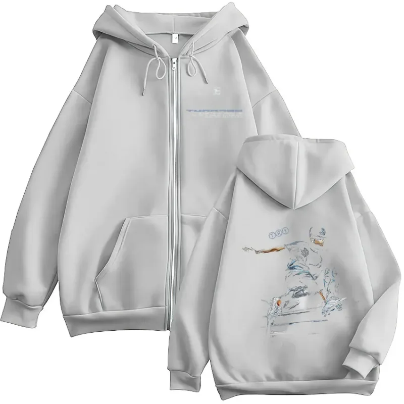Rapper Trueno Turr4zo 2026 Tour Album Zipper Hoodies Men's Women Clothing Fashion Pullover Zip Up Hooded Sweatshirts Jacket Coat