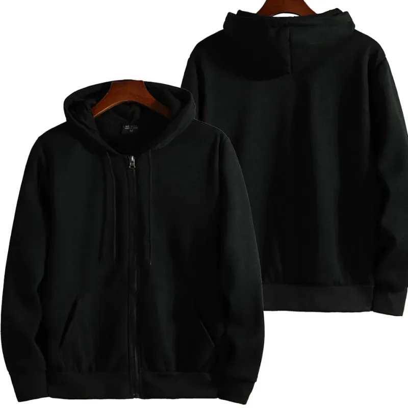 Fashion Zipper Hoodies Women/Men Fashion Long Sleeve Hooded Sweatshirt Casual Autumn Winter Sportwear Solid Clothesmens winter j