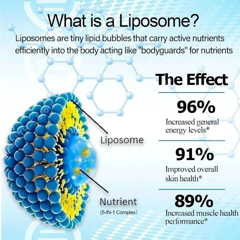Liposomal NAD+ Supplement with Resveratrol Quercetin and Vitamin B3 – Supports Healthy NAD+ Levels and Cellular Health – 60ml — image 4
