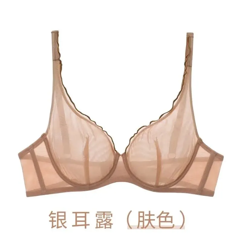 Ensemble de Lingerie Non rembourré pour femmes soutien-gorge Push Up bonnet complet soutien-gorge Push Up léger d'été pour femmes soutien-gorge de soutien Ultra mince meilleur vendeur — image 12