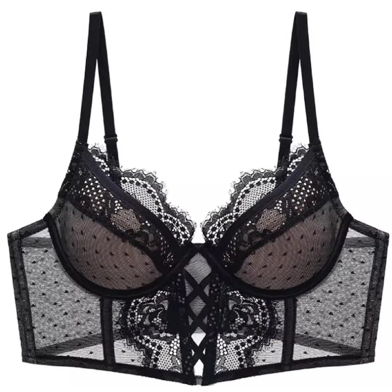 Push Up Blonde Lingeri Sæt til kvinder Sheer Chemise med blød bøjle BH Fishbone Teddy Sexet Brude bryllupsrejse outfit S-XL — image 1