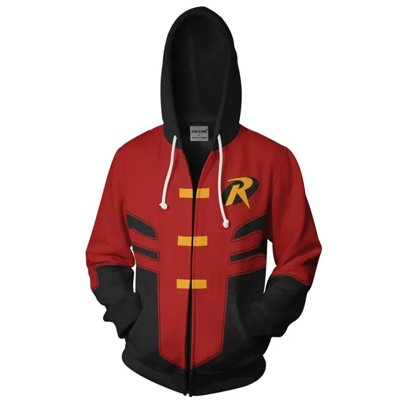 autumn winter Anime hoodies for man Cosplay Hoodie Costume Sweatshirt Zipper Outerwear Casual Hoodies Men clothing zip-up hoodie — image 2