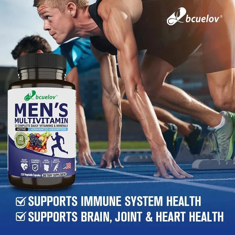 Men’s Multivitamin & Mineral Capsules High Absorption Antioxidant Supplement for Energy Immune Bone Skin & Overall Wellness — image 7