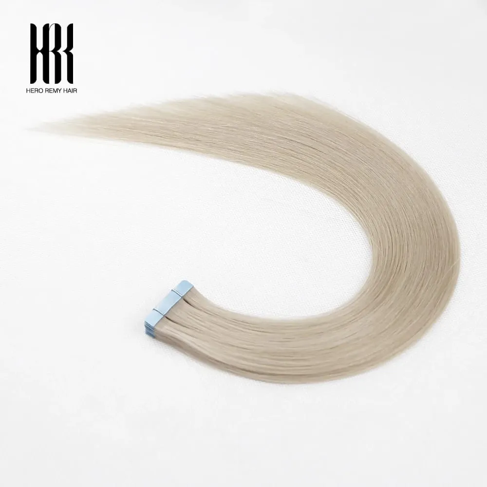 Hero Remy Hair Injected Tape in Hair Extensions Skin Weft Human Hair Hidden Seamless Invisible Adhesive Tape Hairpieces 2g/piece