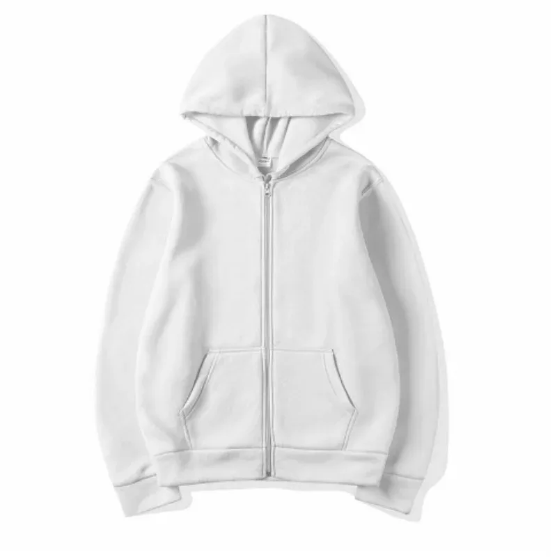 Women Fleece Zip Up Hoodies Running Sports Sweatshirts Fashion Female Classic Casual Zipper Jackets Y2k Hip Hop Streetwear — image 5