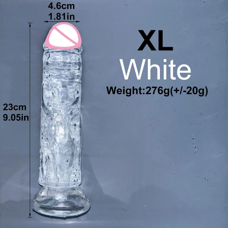 Ucuz 5 Renk Küçük Şeffaf Yapay Penis Vantuz Jöle Dick Kadın Erotik Anal Seks Oyuncakları Yumuşak Klitoris Vajinal Masturbators Penis — image 11