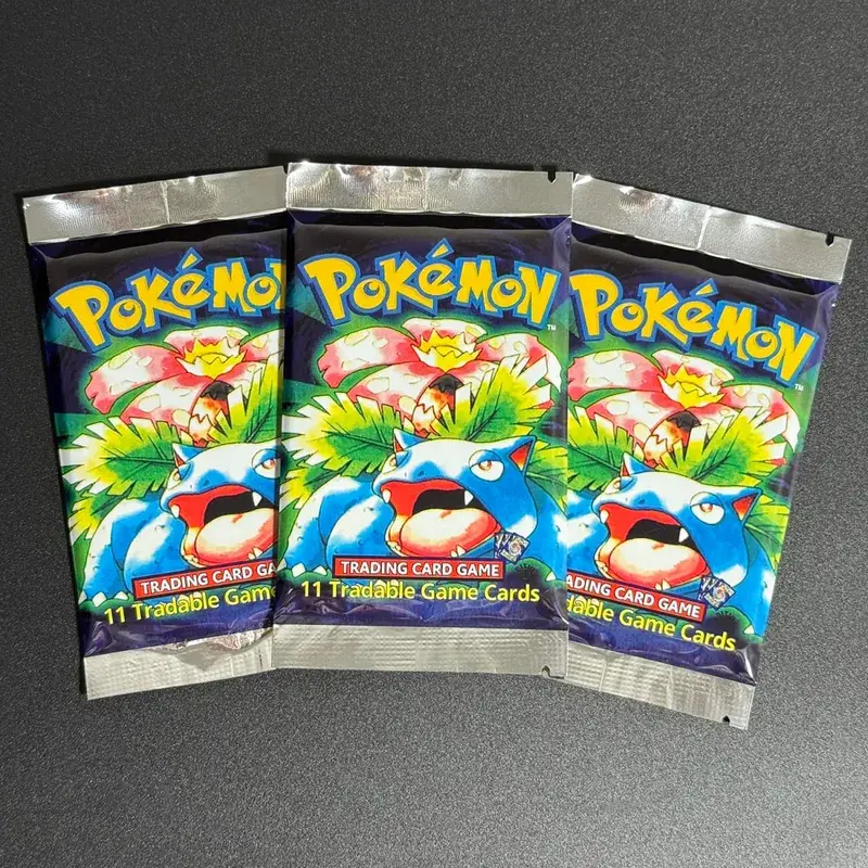 Set Dasar Edisi Pertama 1999 Paket Booster Set Dasar TCG Kartu Permainan Tak Terbatas Koleksi Pokemon Charizard Blastoise Venusaur PTCG — image 12