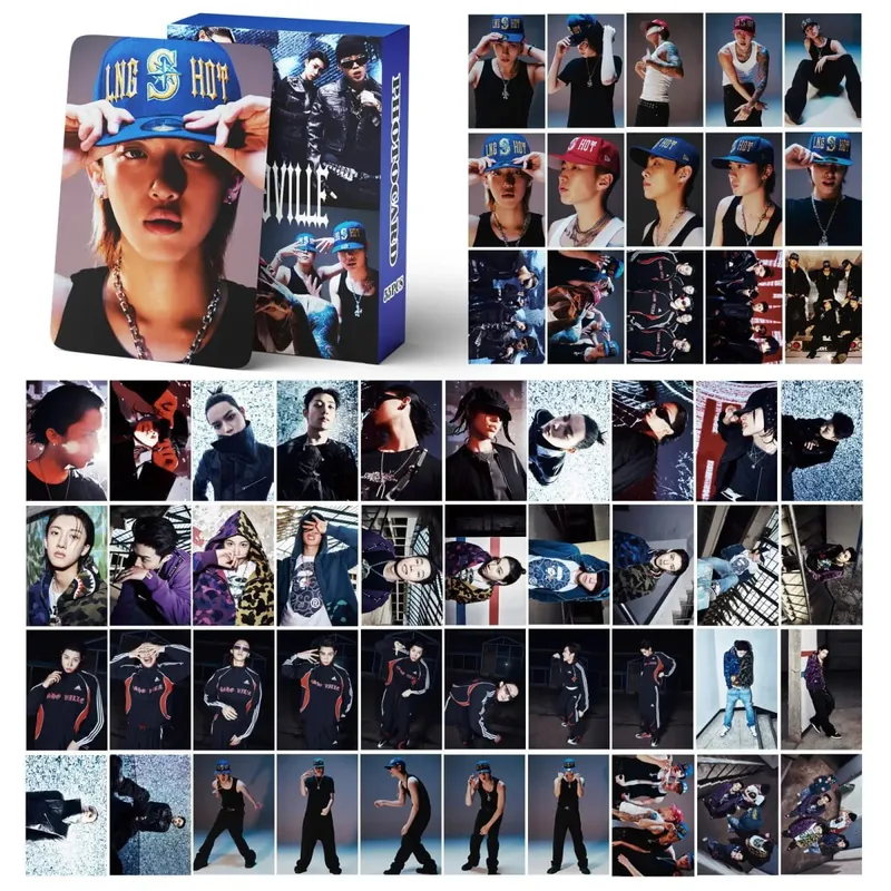 124PCSLNGSHOT MINI Album 4SHOBOIZ Vol.2 4SHOVILLE Card Photocards Kpop Merch Lomo Cards Set Fans Collection Cards Gift — image 13