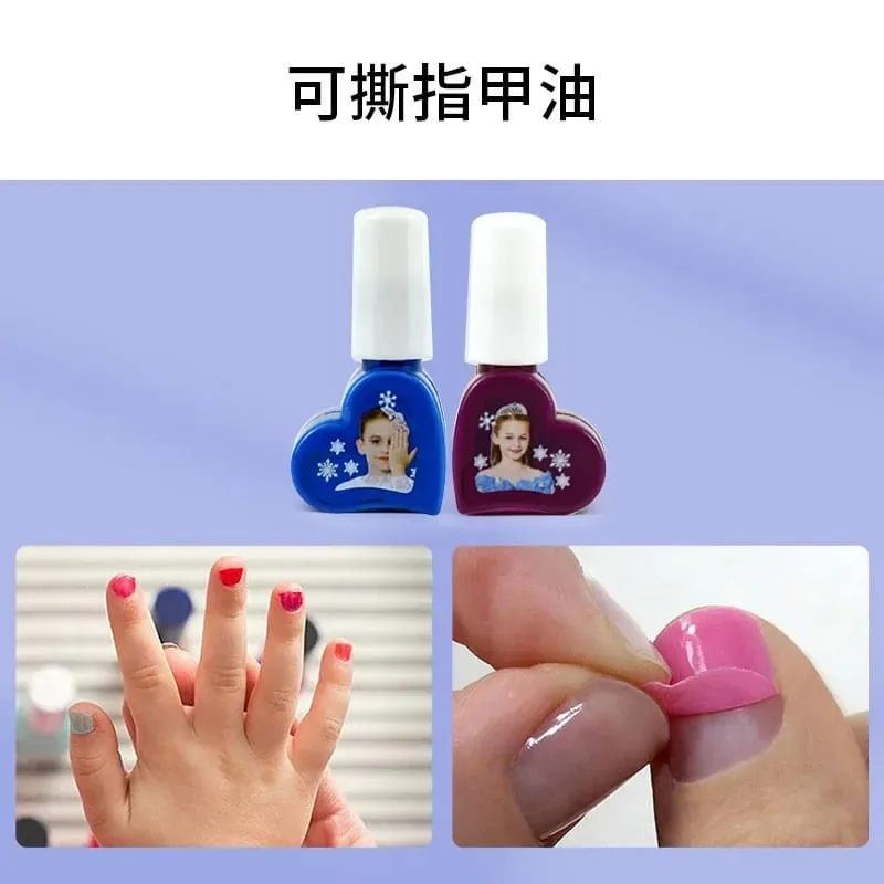 Mädchen Pretend Play Make Up Kit Prinzessin Spielen Mit Spielzeug Waschbar Ungiftige Kosmetik Make-Up Set Geschenke Für Mädchen Kinder — image 5