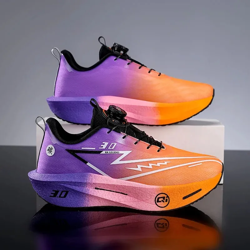 2026 Running Shoes Carbon Board Marathon Men Sports Breathable Lightweight Women's Comfy Athletic Antiskid Sneakers Casual New