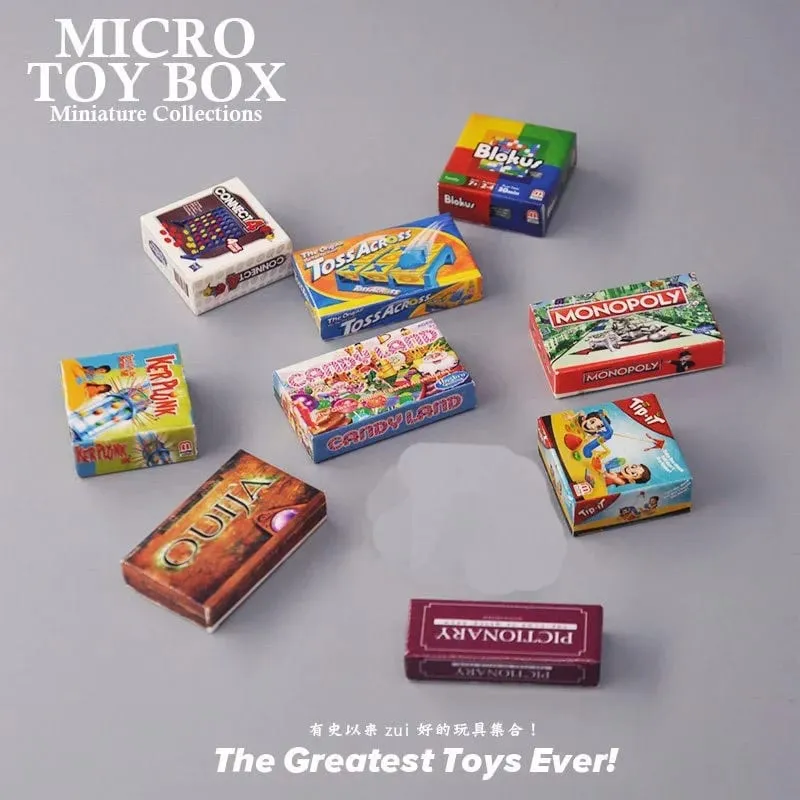 ที่เล็กที่สุดในโลก Ultra Mini Classic Toy Miniature ซูเปอร์มาร์เก็ตโลหะผสม Part Act Works เกมส์สะสมของเล่นไม่มีกล่อง
