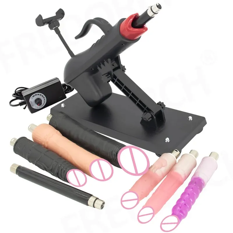 Fredorch Automatic Retractable Sex Pumping Gun Machine with Dildo For Male and Female Masturbation Sex Toy 450 Stroke per minute — image 16