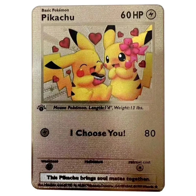 Pokemon Kartı Vmax Metal Pokémon Mektupları Pikachu Gx Mewtwo Charizard Vstar Anime Oyunları Oyuncaklar Altın Demir Oyun Kartları Çocuklar Hediyeler