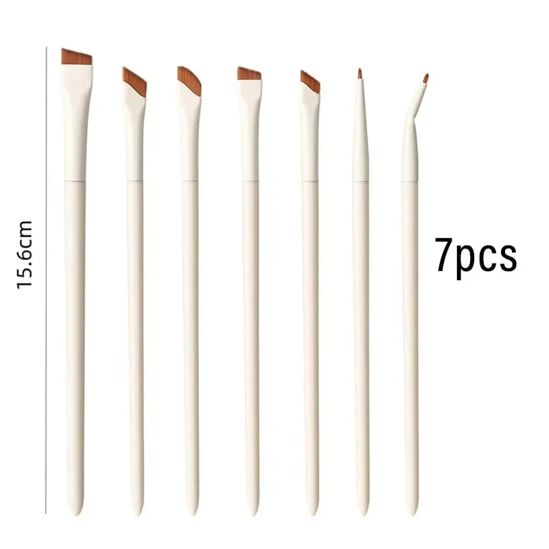 3/7/9 Makeup Brushes Set Blade Eyeliner Brush Eyebrow Brushes Portable Fine Oblique Head Eye Liner Eyebrow Brush Makeup Tool — image 9