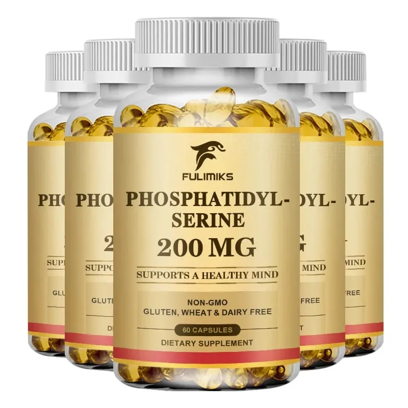 Phosphatidylserine Capsules Boosts Brain Vitality Improves Focus Memory Learning Ability & Daily Cognitive Health
