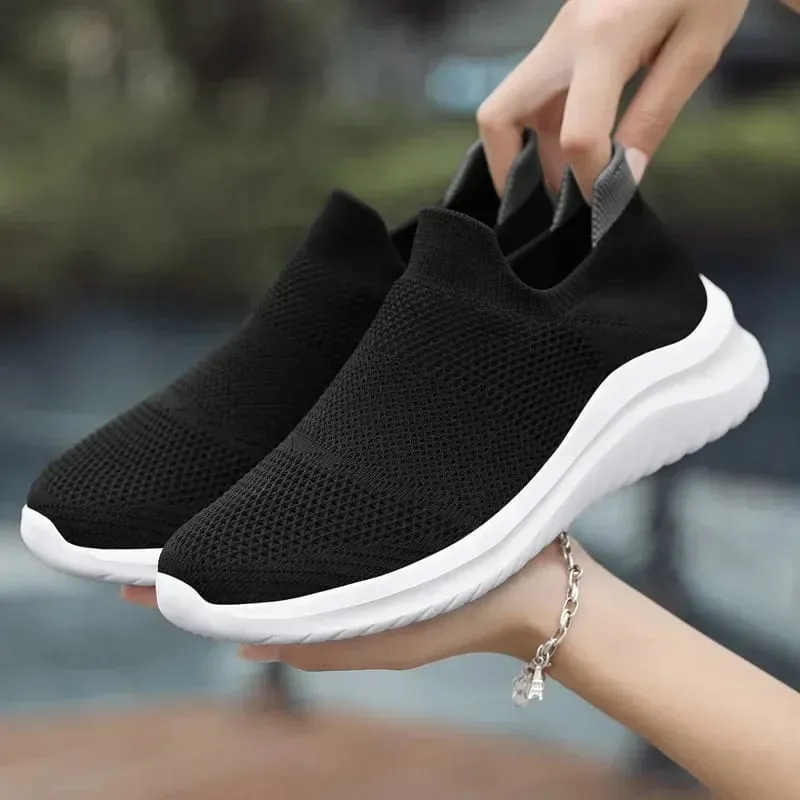 ผู้ชายรองเท้าผ้าใบรองเท้าสบายๆUnisex Soft Sole Slip-On Vulcanizedรองเท้าLoafersน้ำหนักเบาPlusขนาดรองเท้าผู้ชายTenis hombres — image 3