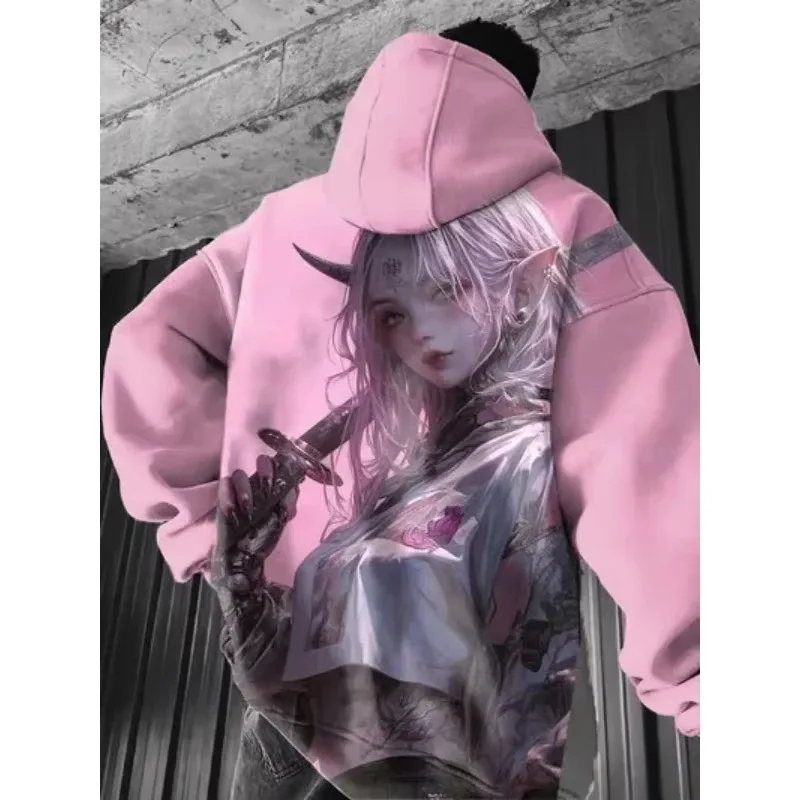 Japanese Anime 3d Print Hoodie Men Women Fashion Sexy Samurai Tracksuit Casual Hoodie Sweatshirt Autumn Winter Clothes Y2k Coat — image 9