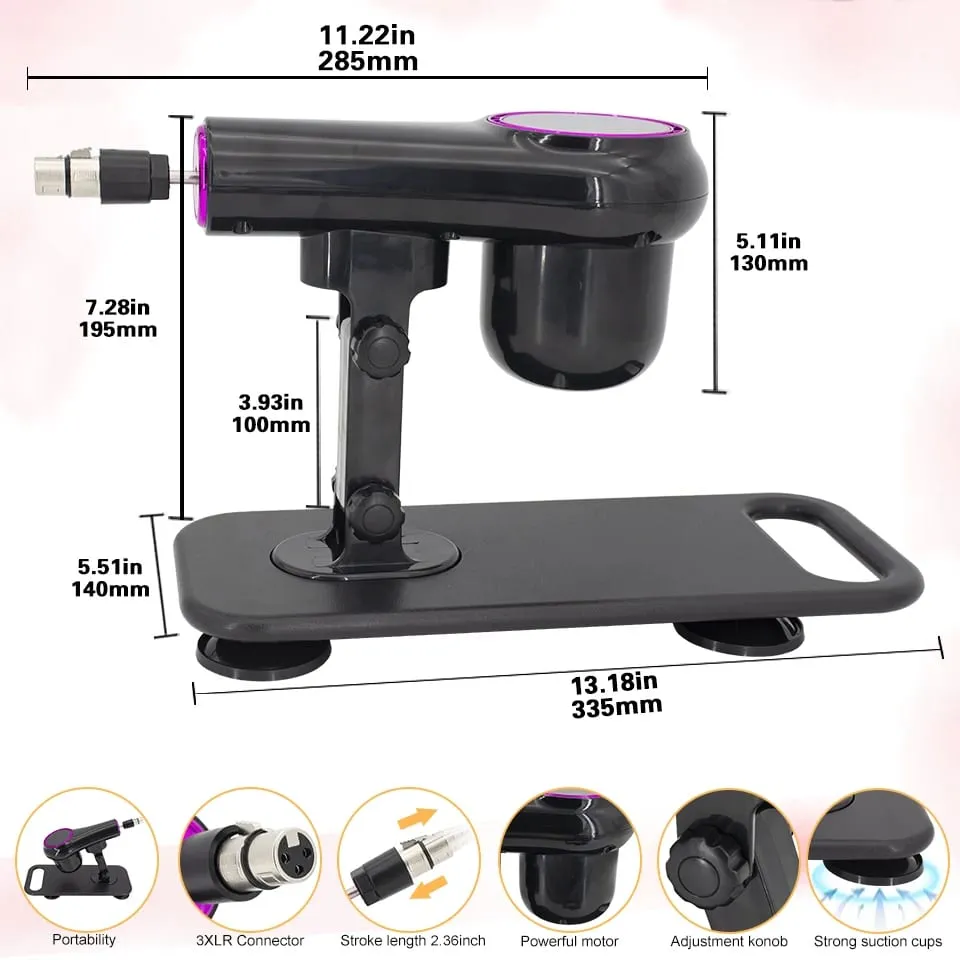NWE Sex Machine for Woman Adjustable Masturbating Pumping with Different Accessories Sex Machine Gun for Men Wireless Sex Machi — image 3