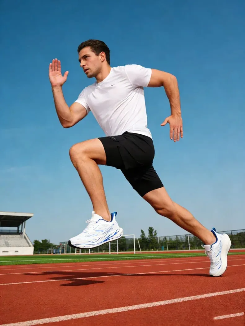 Carbon Board Marathon Men Running Shoes Speciality Sports Breathable Lightweight Comfortable Athletic Chunta Sneakers Plus Size — image 8