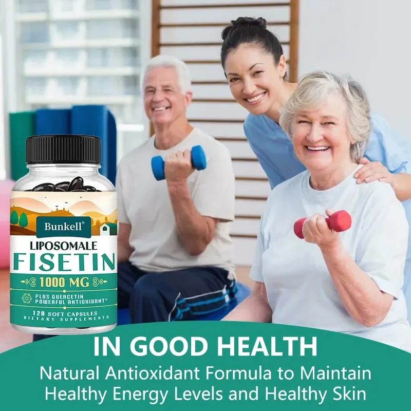 Liposzómás fisetin kvercetinnel – nagy hatású 1000 mg kombinált antioxidáns-kiegészítő az optimális egészségért — image 5