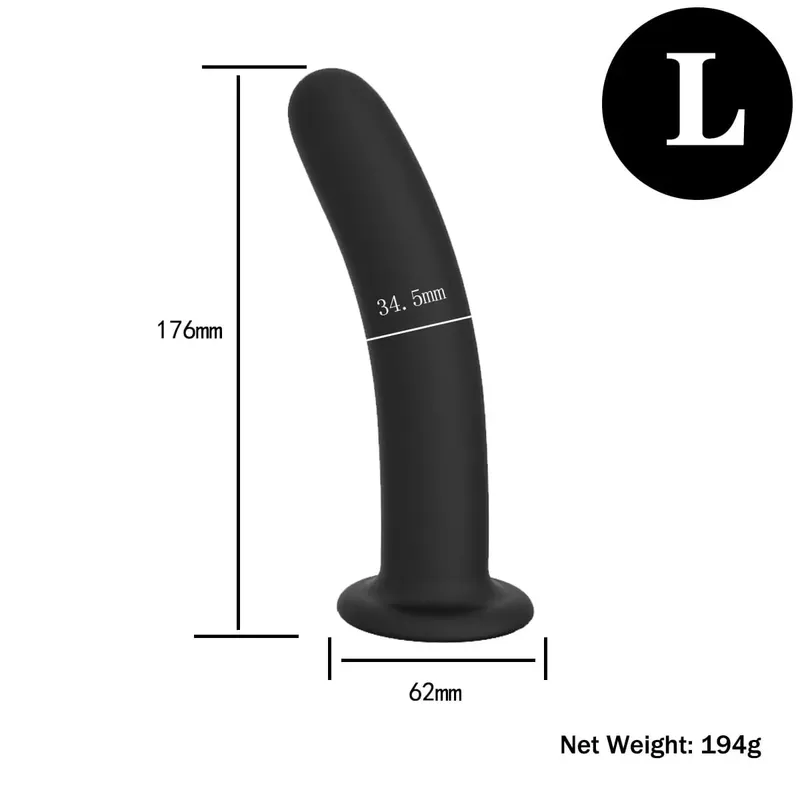 Plug Anal Anal 3 Tailles Plugs Anal Formation Godes Simples avec Forte Ventouse Anal Sex Toys pour Débutants à Utilisateurs Avancés