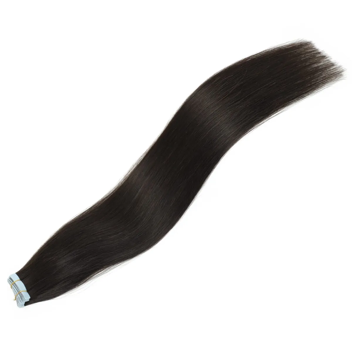 Invisible Tape-In Hair Extensions Straight Human Hair Seamless Invisible Skin Weft Design Smooth Soft Natural Texture No Frizz Easy To Wear