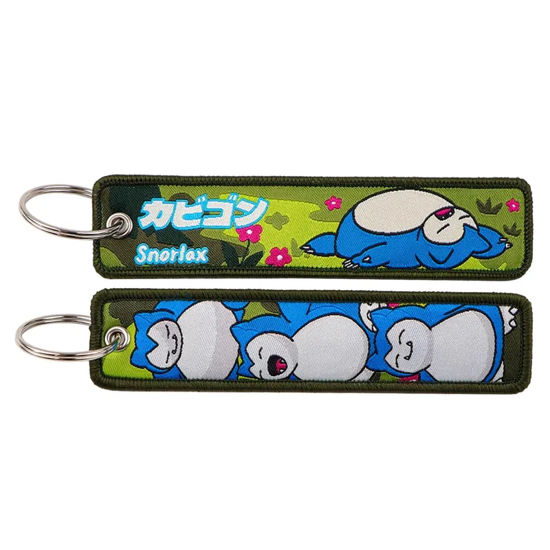 Pokémon Anime Elf Monsters Keychain for Cars Backpack Key Holders Embroidery Keyrings Key Tag Jet Tag Accessories Gifts 1pcs — image 8