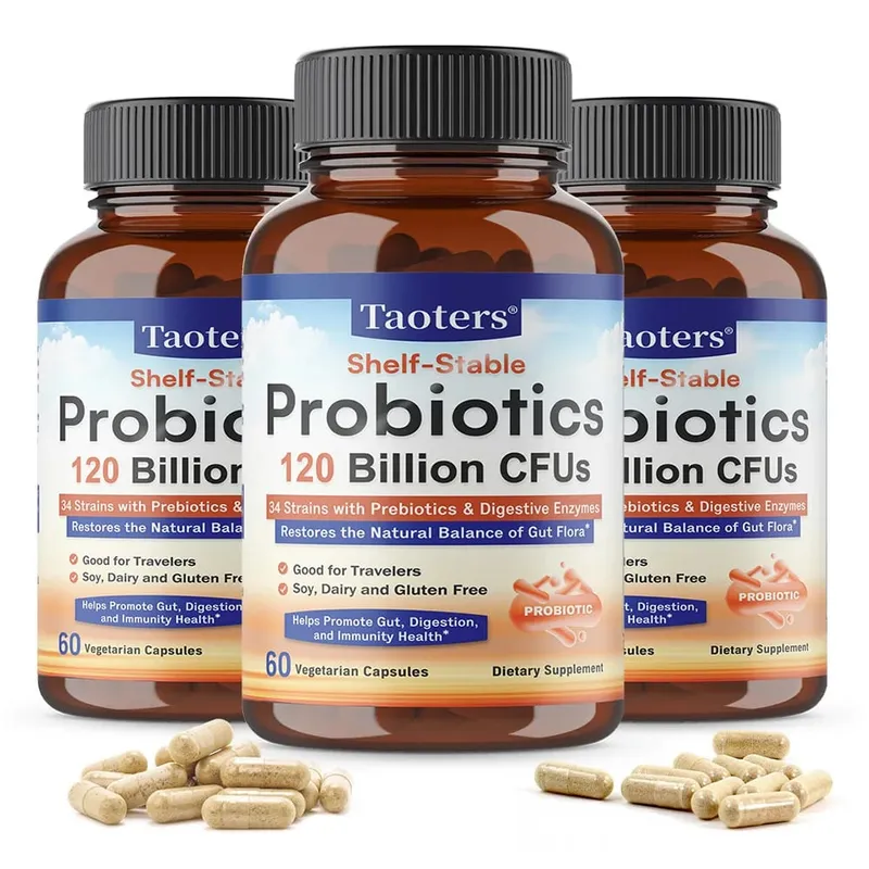 Probiotics 120 Billion CFUs 34 Strains with Organic Prebiotics & Digestive Enzymes Digestion & Immunity Health for Women & Men — image 11