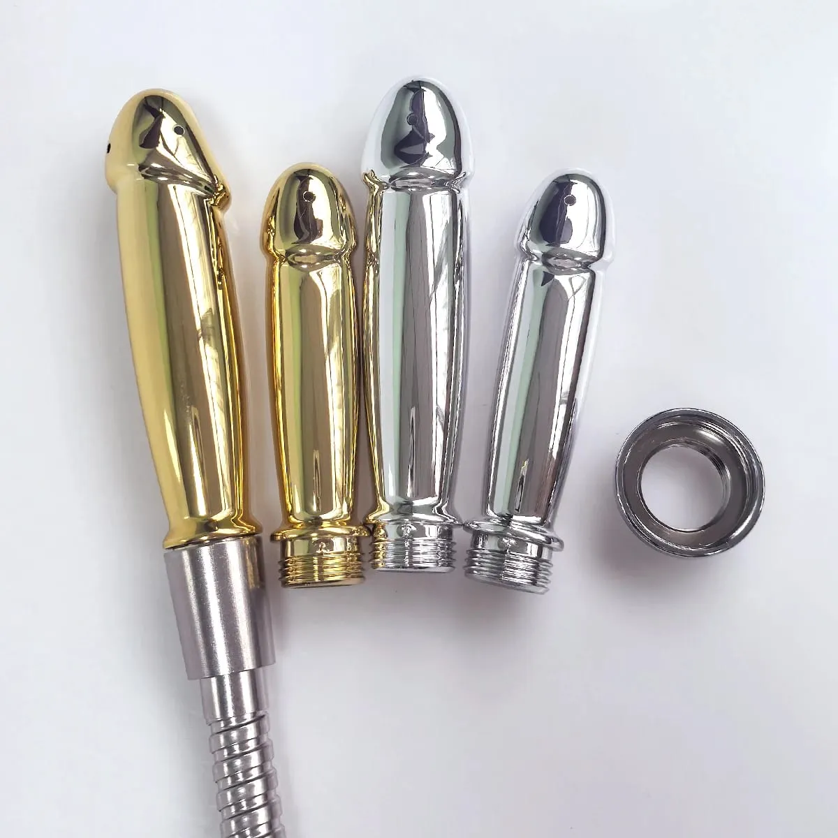 ABS anal vaginal douche Conversion head for outdoor use Posterior chamber irrigation multi-function plug-in shower sex toys